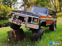 ROLL SCALE Metal Front Bumper for TRX4 Ford Bronco for Traxxas TRX-4