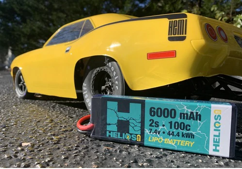 Helios RC: 2S 6000 mAh 100c Racing Lipo