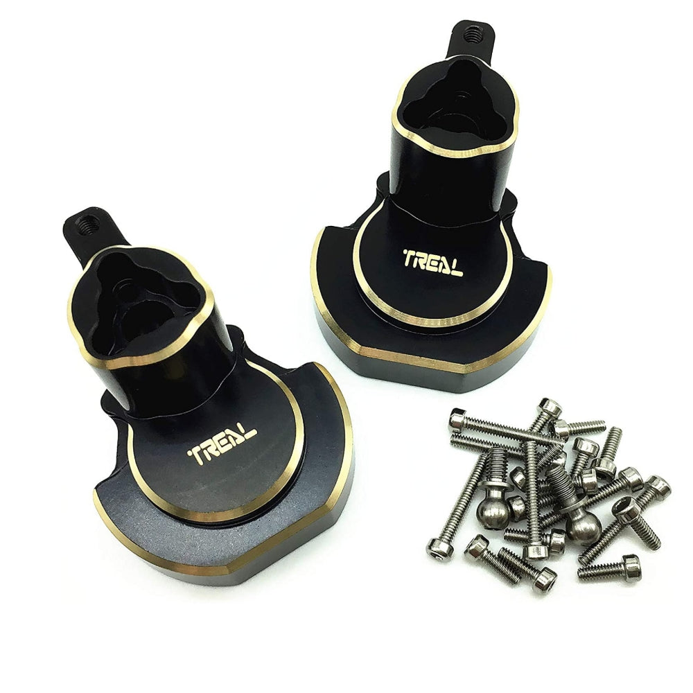 Treal Brass Rear Inner Portal Housing for Redcat Gen8-Black