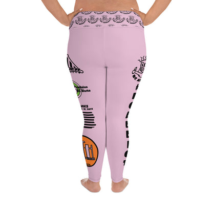 All-Over Print Plus Size Leggings