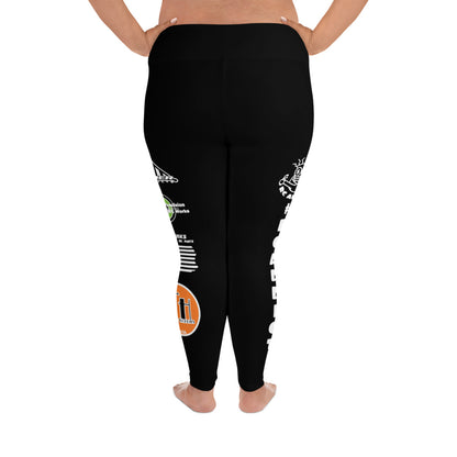 Brand Ambassador All-Over Print Plus Size Leggings