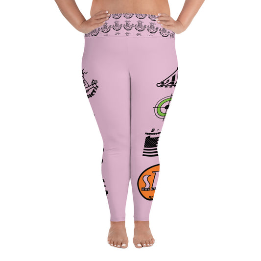 All-Over Print Plus Size Leggings