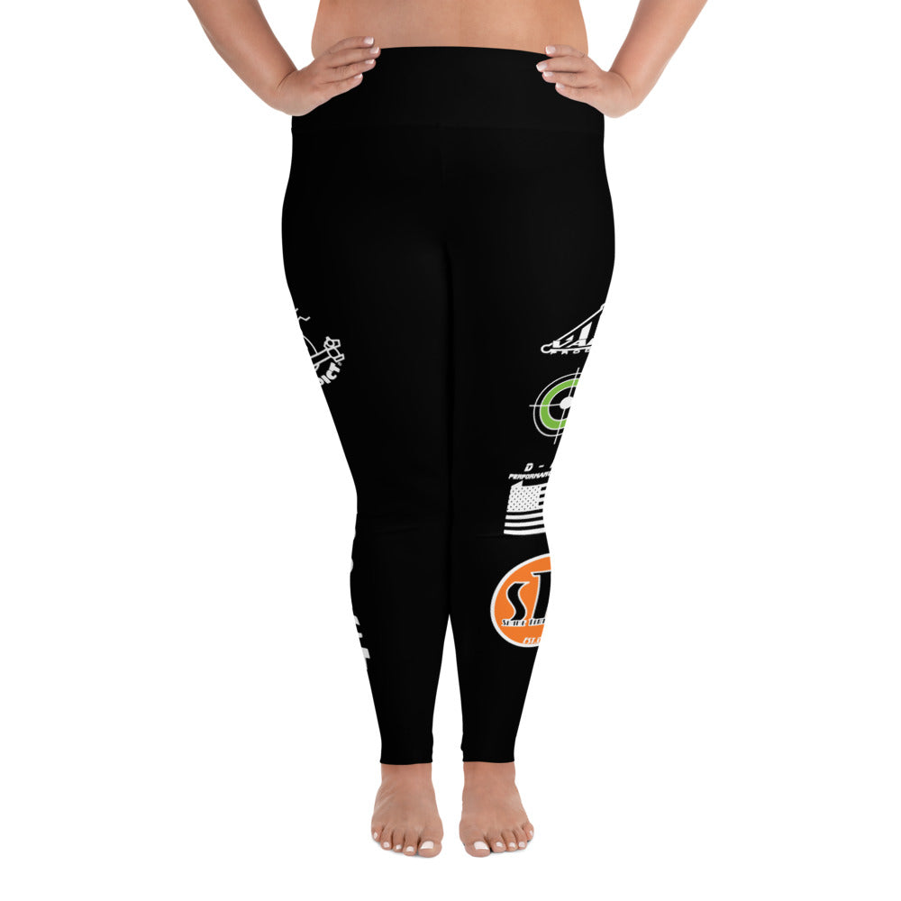 Brand Ambassador All-Over Print Plus Size Leggings