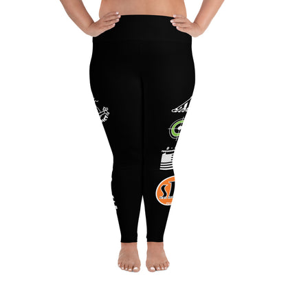 Brand Ambassador All-Over Print Plus Size Leggings