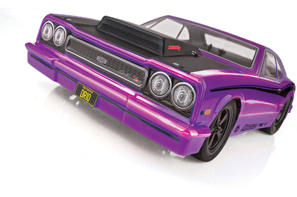 DR10 Drag Race Car, 1/10 Brushless 2WD RTR, w/ LiPo Battery & Charger, Purple