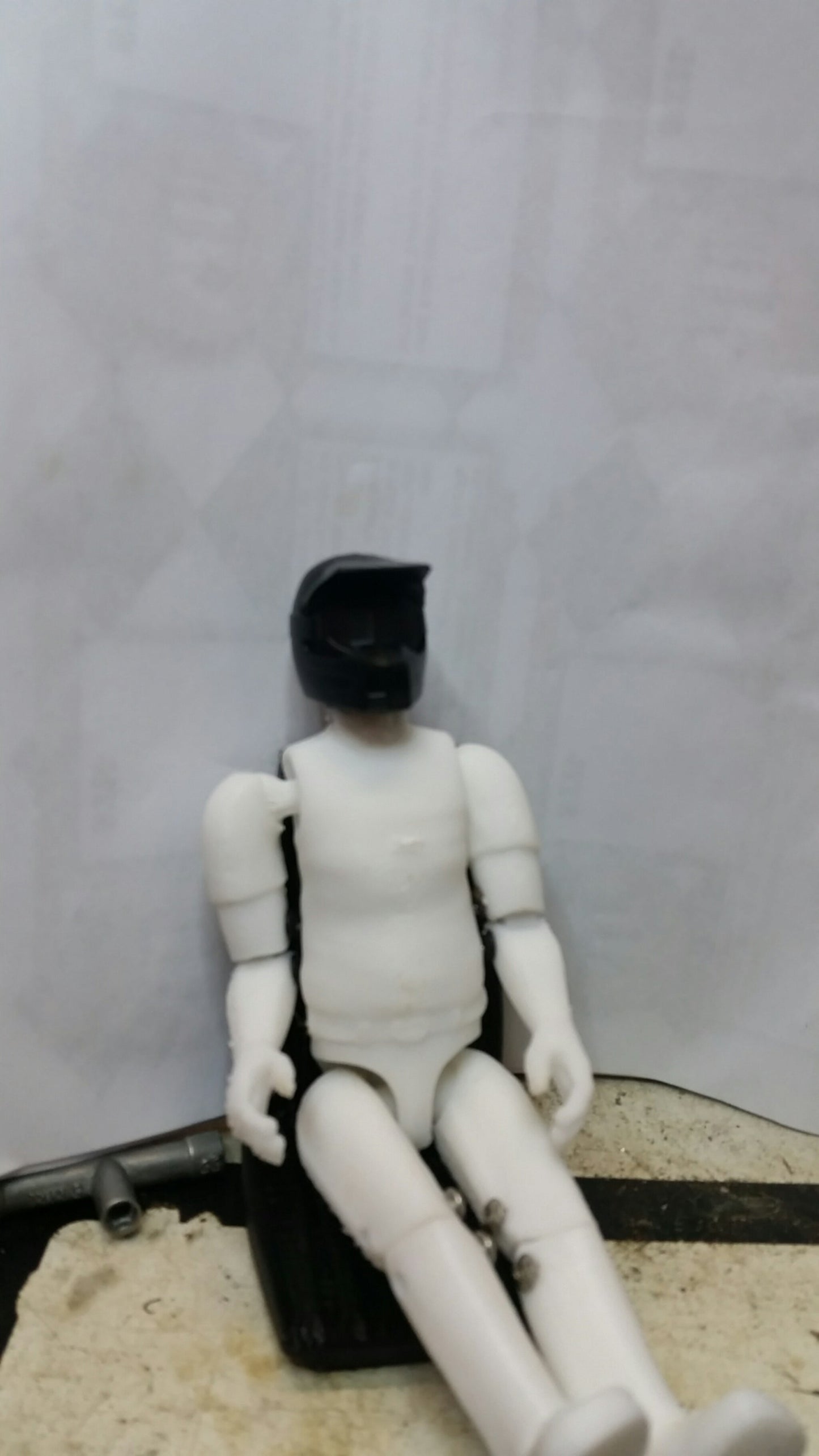 Lightweight Male Driver Figure