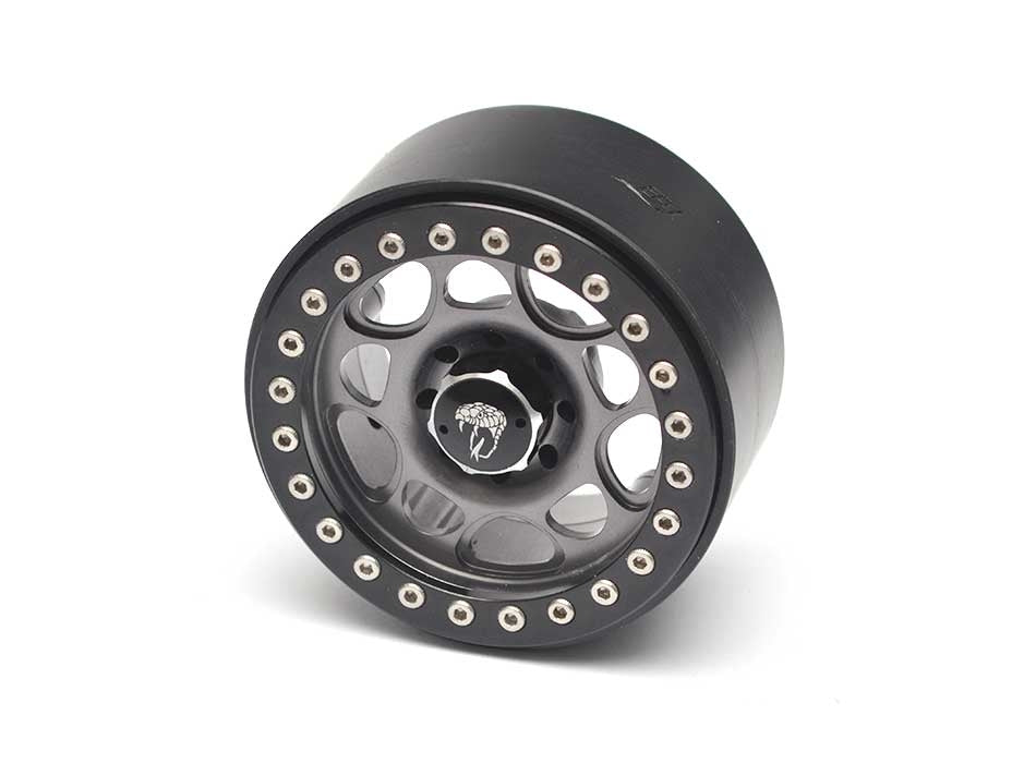 Boom Racing Sandstorm KRAIT™ 2.2 Aluminum Beadlock Wheels With 8mm Wideners (2) Gun Metal