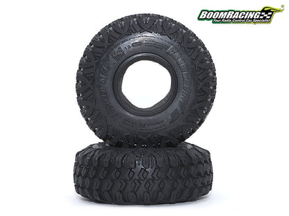 Boom Racing HUSTLER M/T Xtreme 1.9 MC2 Narrow Rock Crawling Tires 4.75x1.50 SNAIL SLIME™ Compound W/ 2-Stage Foams (Super Soft) [Recon G6 Certified] 2pcs