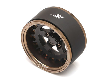 Boom Racing ProBuild™ 1.9" SS5 Adjustable Offset Aluminum Beadlock Wheels (2) Bronze/Matte Black