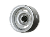 Boom Racing ProBuild™ 1.9" Slot Mags Jelly Bean Adjustable Offset Aluminum Beadlock Wheels (2) Flat Silver/Flat Silver