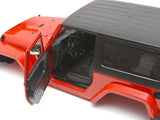 Team Raffee Co. Jeep Wrangler JK Body For 1/10 RC Crawler Hard Top Red