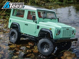 Boom Racing 1/10 D90 Chassis Kit (Without Wheels Tires Shocks) w/ TRC Raffee Defender D90 2-Door Hard Body