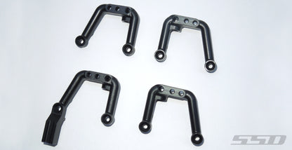 SSD RC Enduro Aluminum Shock Hoop Set (Black)