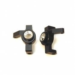 CNC Machined Aluminum Ver.2 HD Steering Knuckle (1 pair) for RR10 Bomber, Wraith, SMT10 (BK) XRMOD