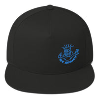 Flat Bill Cap - RC Addict blue logo - snapback