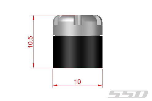 Scale Locking Hubs (Yellow)