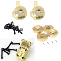 Axial SCX24 Brass Hex Hubs / Diff Cover / Front Knuckles COMBO