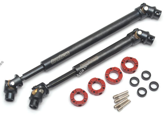 Boom Racing Voodoo™ Steel Center Drive Shafts Front 90-100mm / Rear 125-145mm (2) for Boom Racing BRX01