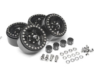 Boom Racing Golem KRAIT™ 1.9 Aluminum Beadlock Wheels with 8mm Wideners (4) [Recon G6 Certified] Black