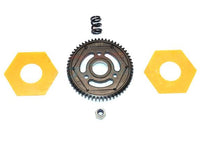 GPM Racing Steel#45 Spur Gear (57T) - 1Pc Set Black for Axial SCX10 II