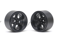 Boom Racing TE37XD KRAIT™ 2.2 Deep Dish Aluminum Beadlock Wheels w/ XT601 Hubs (2) Black