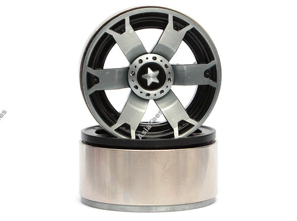 Team Raffee Co. EVO™ 1.9 High Mass Beadlock Aluminum Wheels Star - 6B (2/Set)