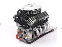 GRC 1/10 Vintage V8 Scale Engine w/ Radiator Motor Cooling Fan Air Filter