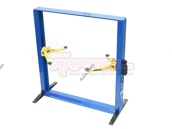 Team Raffee Co. 1/10 Alum Functional Two-Post Car Lift Blue