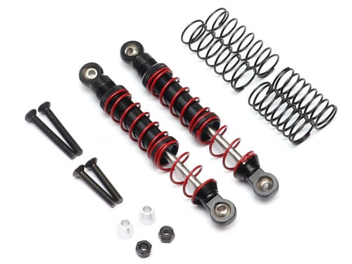 Boom Racing Front Aluminum Double Spring Shocks 80mm w/ Optional Soft Springs (2) for Boom Racing BRX01