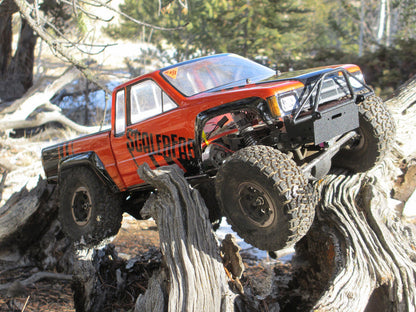 PRERUNNER SERIES COMP-STYLE SCX10/SCX10 II SR5/HONCHO RAISED FRONT BUMPER with shackle mounts