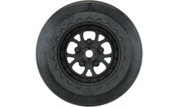 Pomona Drag Spec 2.2"/3.0" Black Wheels (2) for Slash 2wd Rear & Slash 4x4 Front or Rear