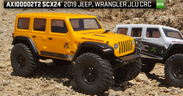 SCX24 2019 Jeep Wrangler JLU CRC 1/24 4WD-RTR YEL