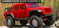 SCX10-III Jeep JT Gladiator w/Portals 1/10th RTR Red