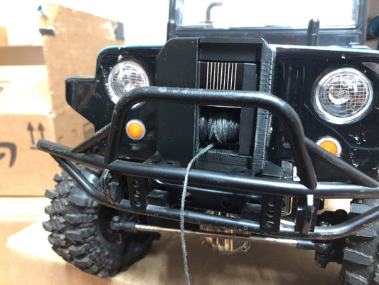 Servo winch mount cover