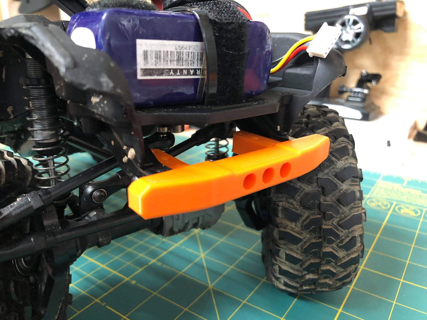 Traxxas TRX4: Servo Winch Mount Comp Bumper