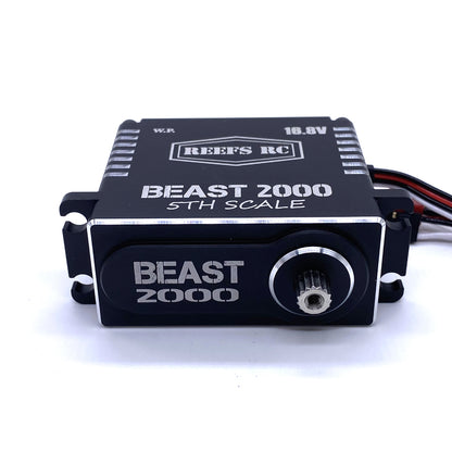 Beast 2000 1/5th Scale High Torque, High Speed Brushless Servo w/ Aluminum Horns