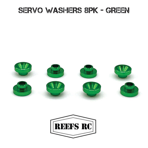 Reefs  Servo Washers 8pk- Green
