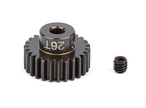 ASC1344  Factory Team Aluminum Pinion Gear, 26T 48P, 1/8" shaft