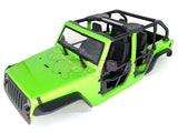 Team Raffee Co. Jeep Rubicon Hard Body w/ Full Tube Doors & Open-Top for 1/10 Crawler 313mm