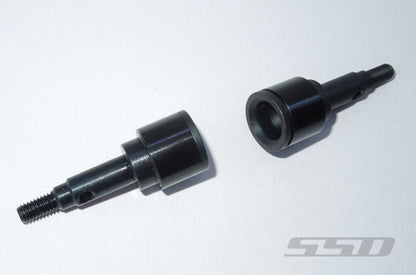 SSD RC TRX-4 Front Axle Portal Delete Kit (Black)