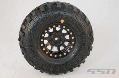 SSD RC 1.9" STEEL D HOLE WHEELS (2)