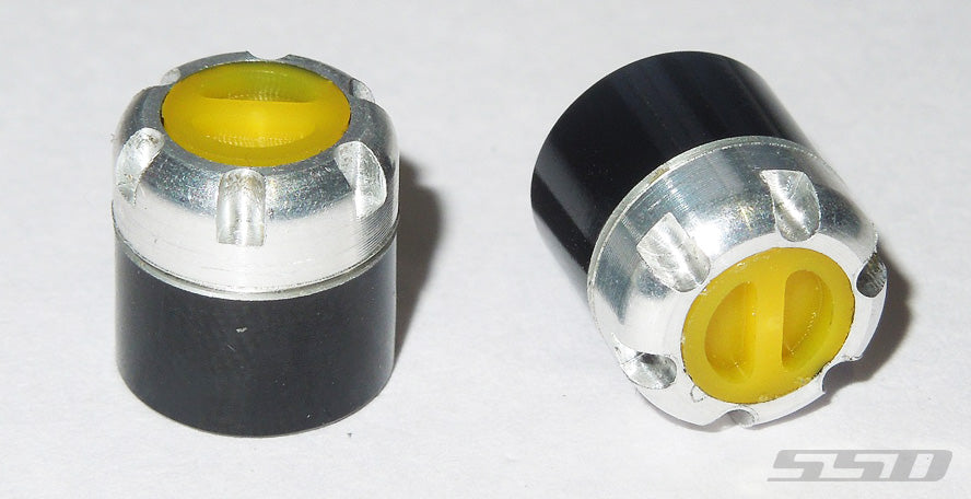 Scale Locking Hubs (Yellow)